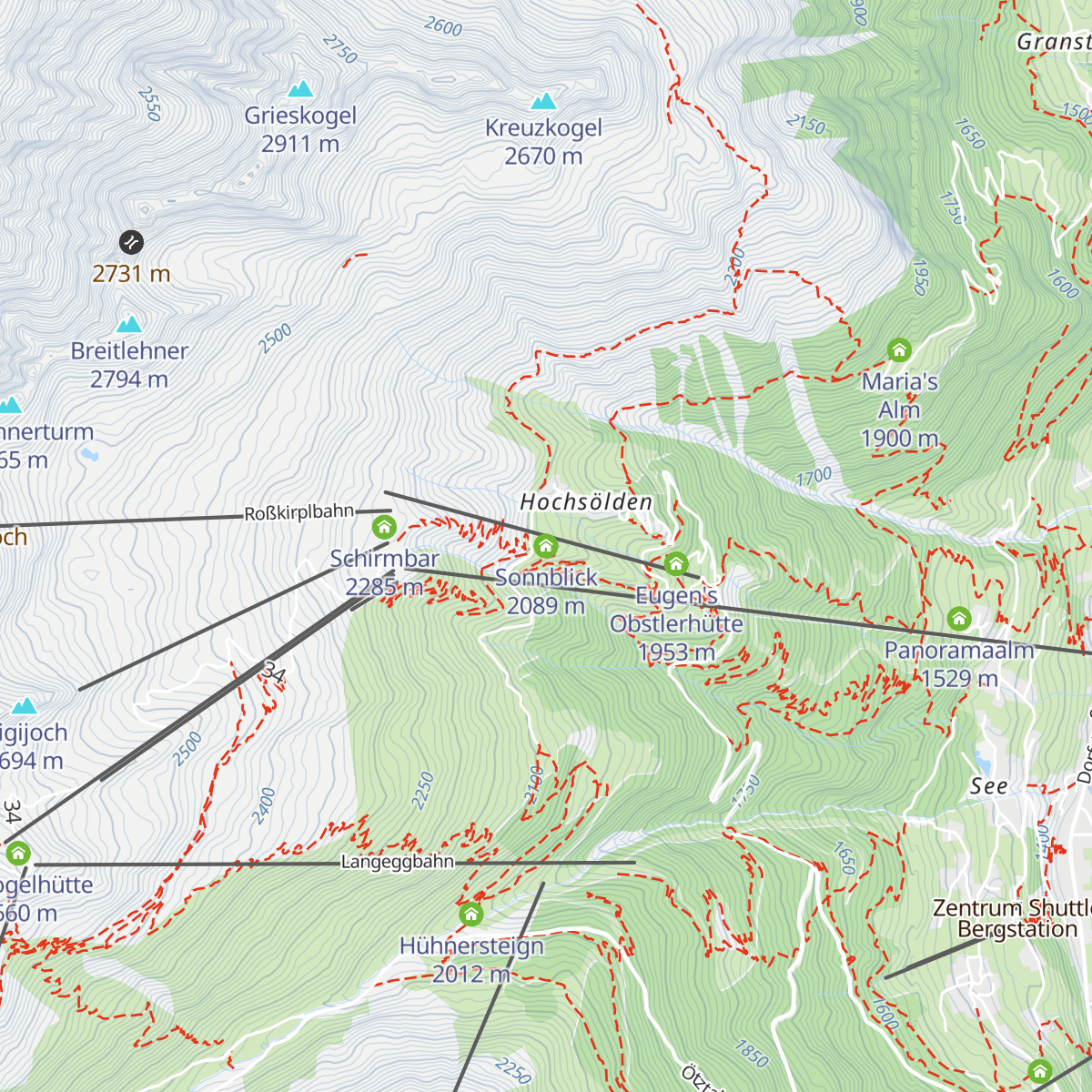 Sonnblick map