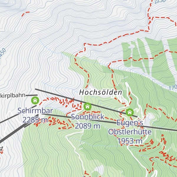 Map of Hotel Hochsölden
