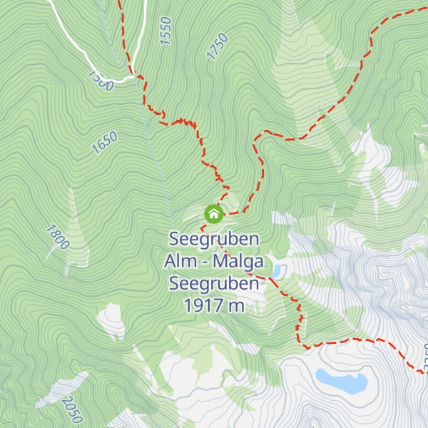 Map of Seegruben Alm - Malga Seegruben
