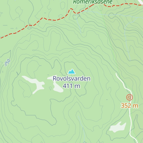 Map of Rovolsvarden