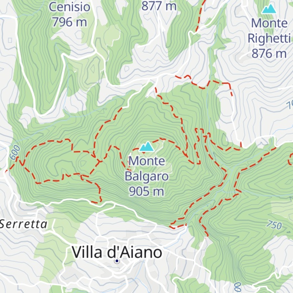 Map of Monte Balgaro