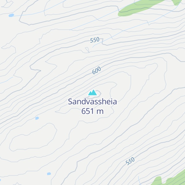 Map of Sandvassheia