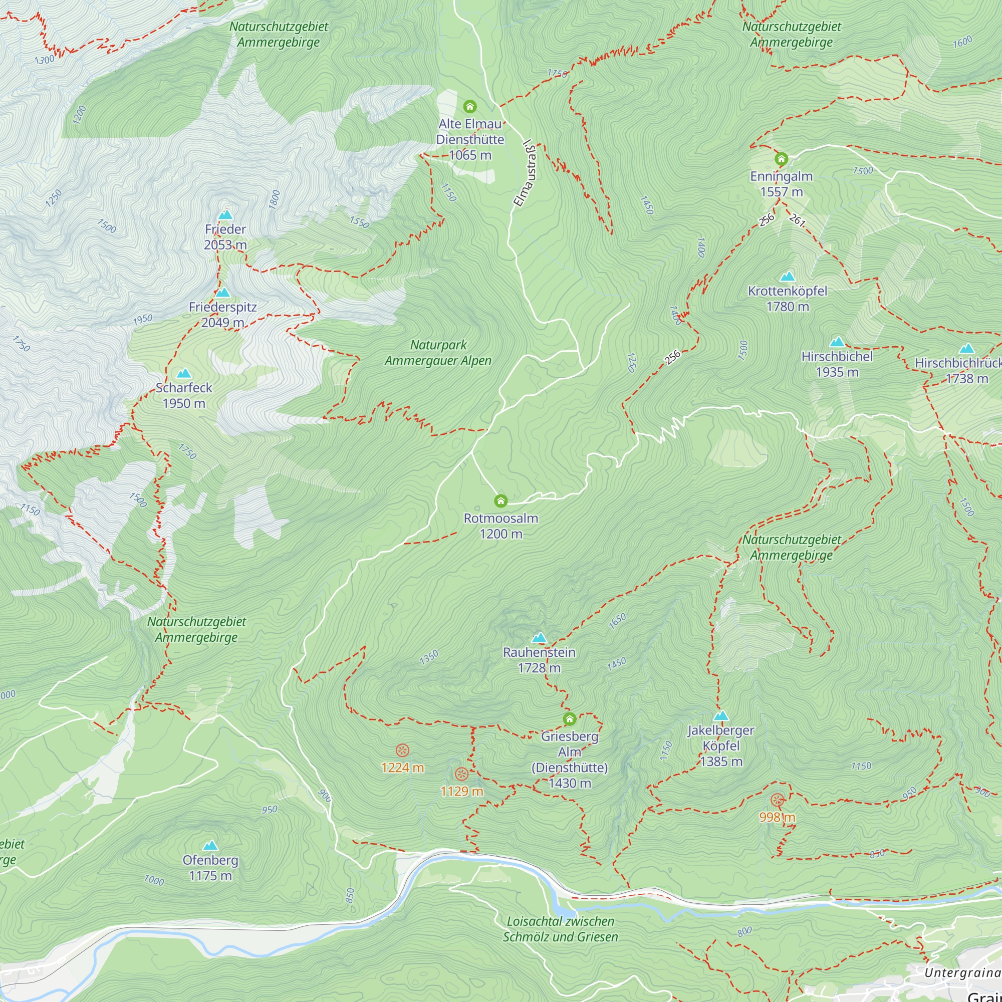 Rotmoosalm map