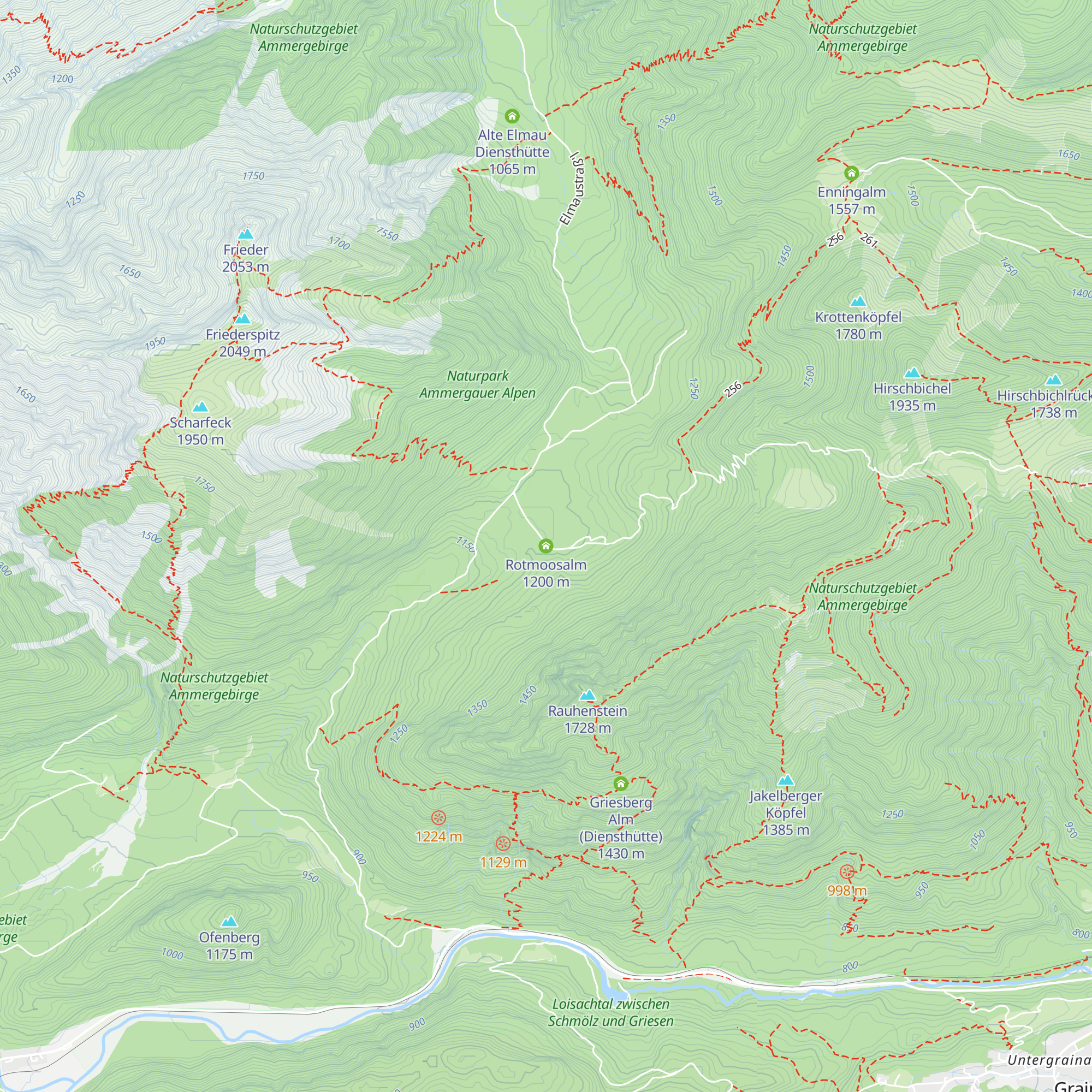 Rotmoosalm map