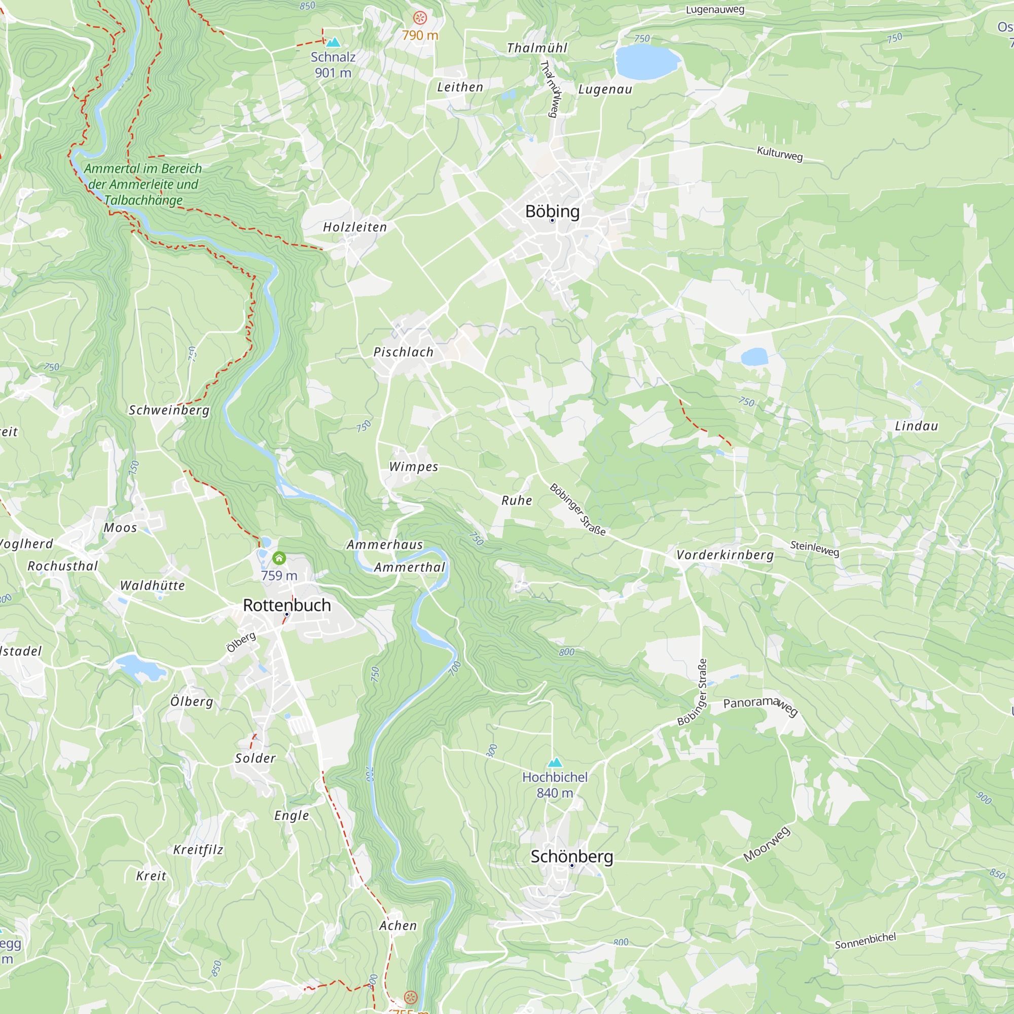 Ruhstückl map