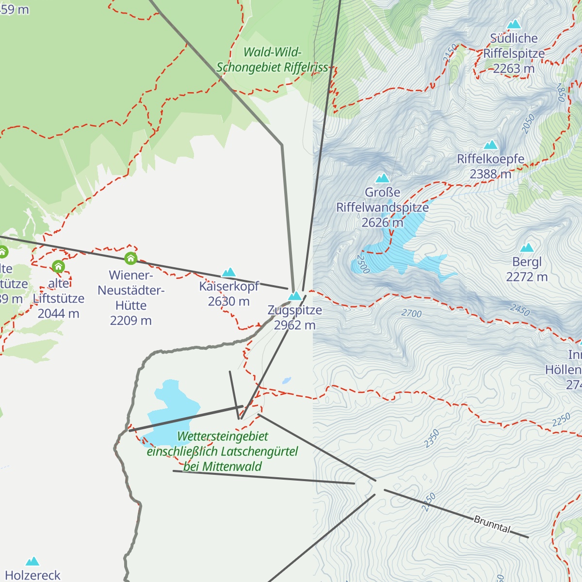 Panorama Gipfelrestaurant map