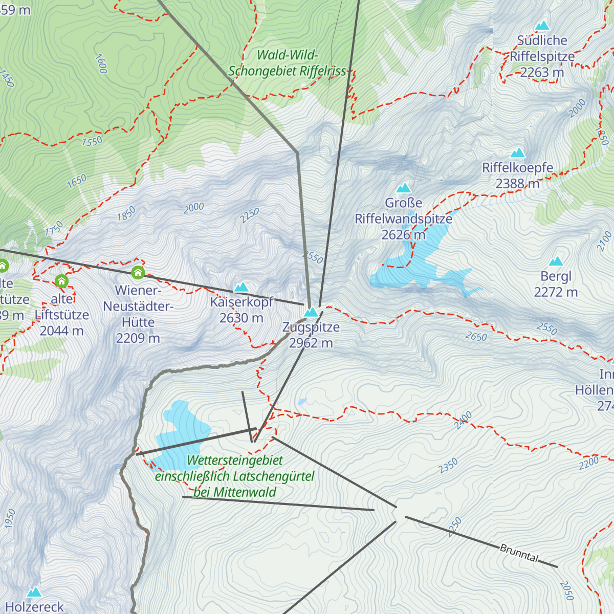 Panorama Gipfelrestaurant map