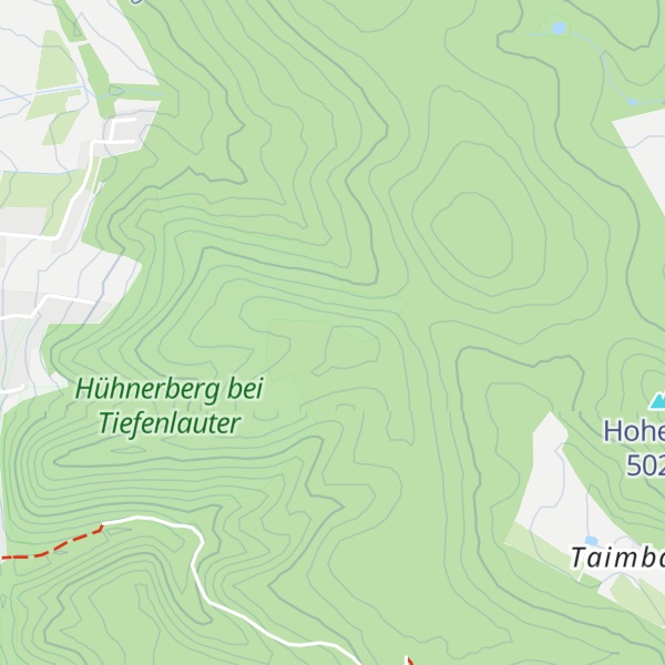 Map of Hühnerberg