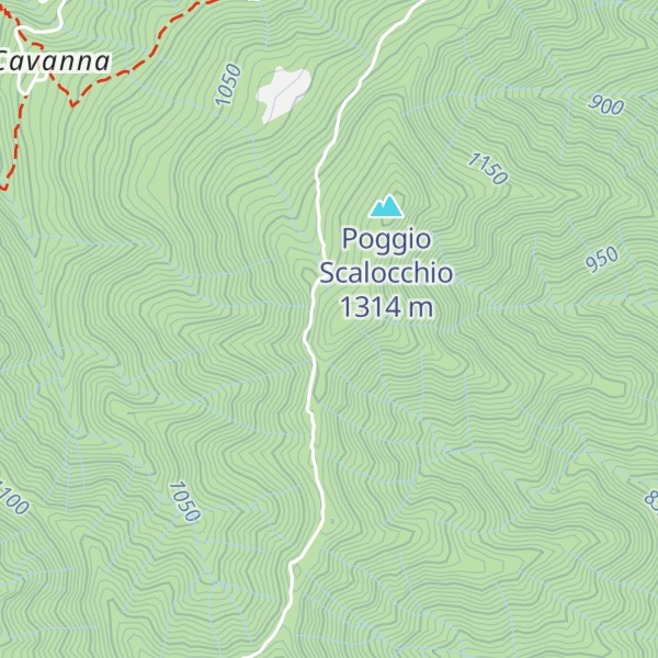 Map of Barba di Becco