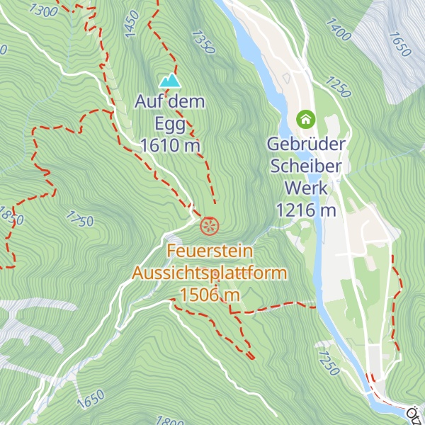 Map of Feuersteinhütte / Sattelalm