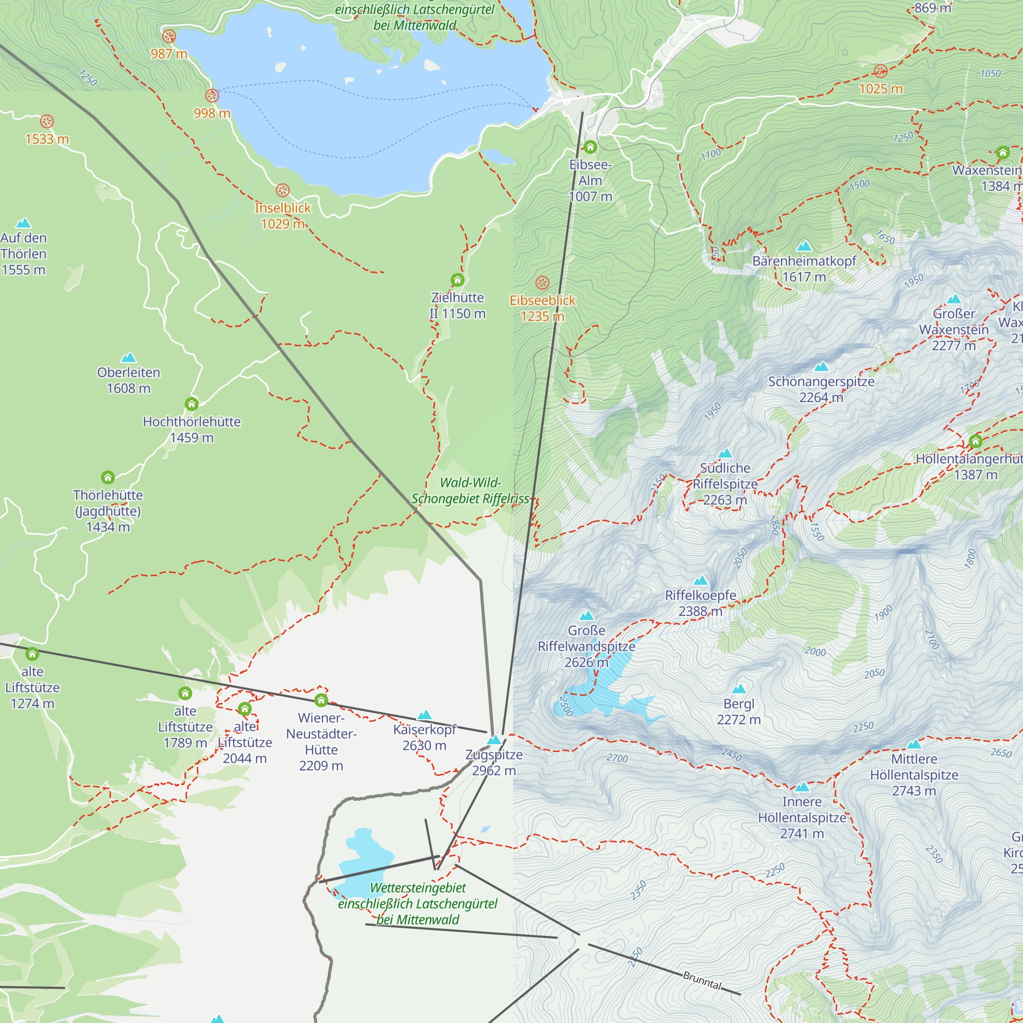 BZB Tunneleinfahrt Riffelriss map