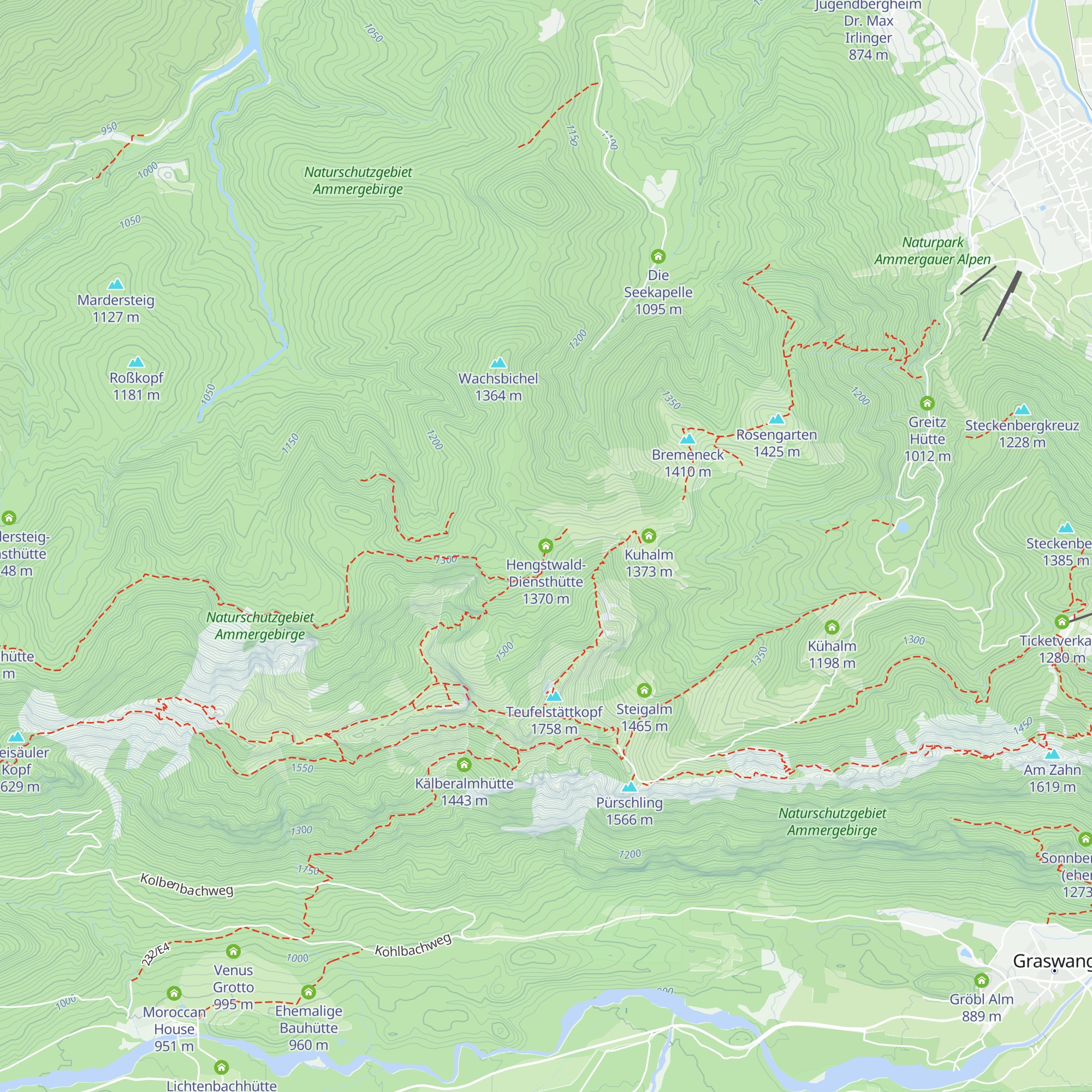 Hengstwald-Diensthütte map