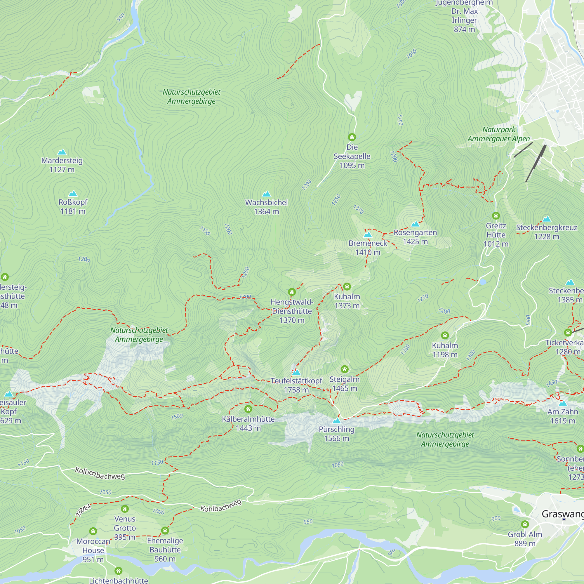 Hengstwald-Diensthütte map
