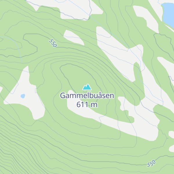 Map of Gammelbuåsen