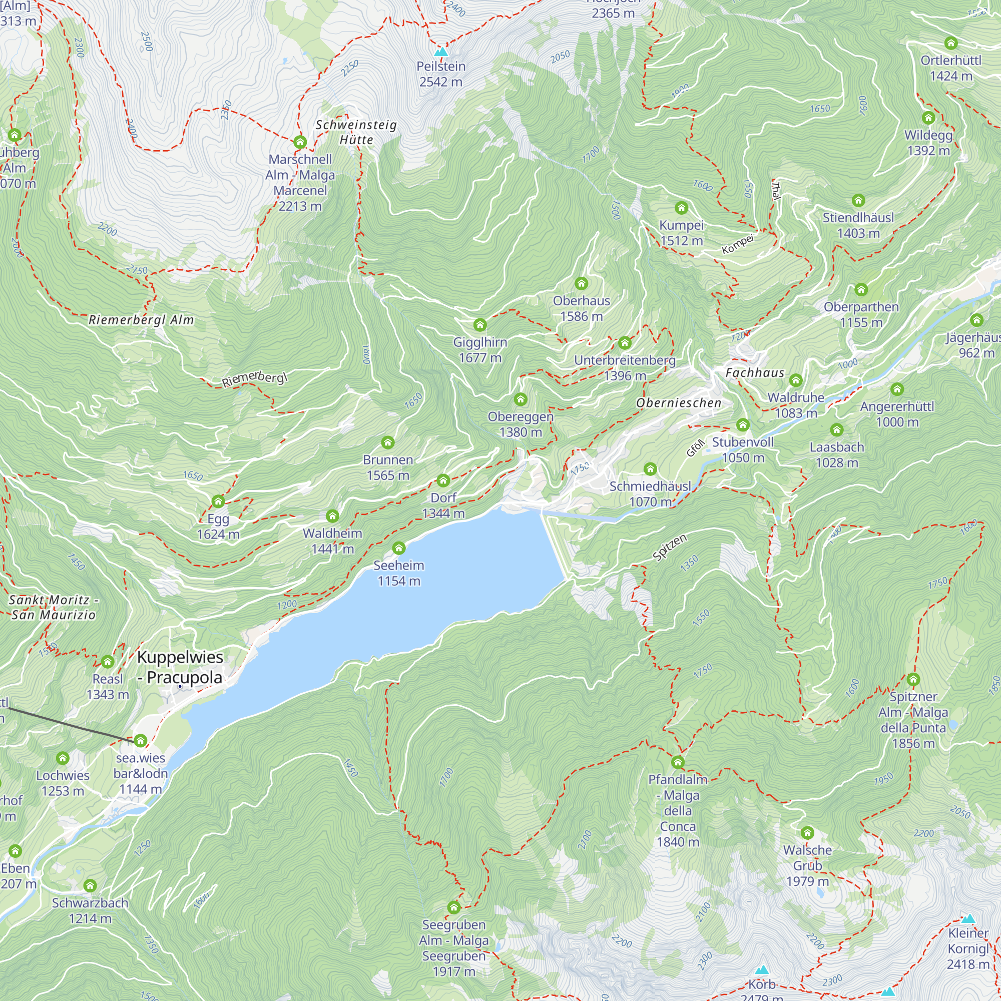 Koflerschmied map
