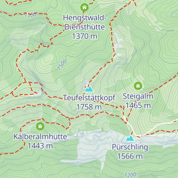 Map of Teufelstättkopf