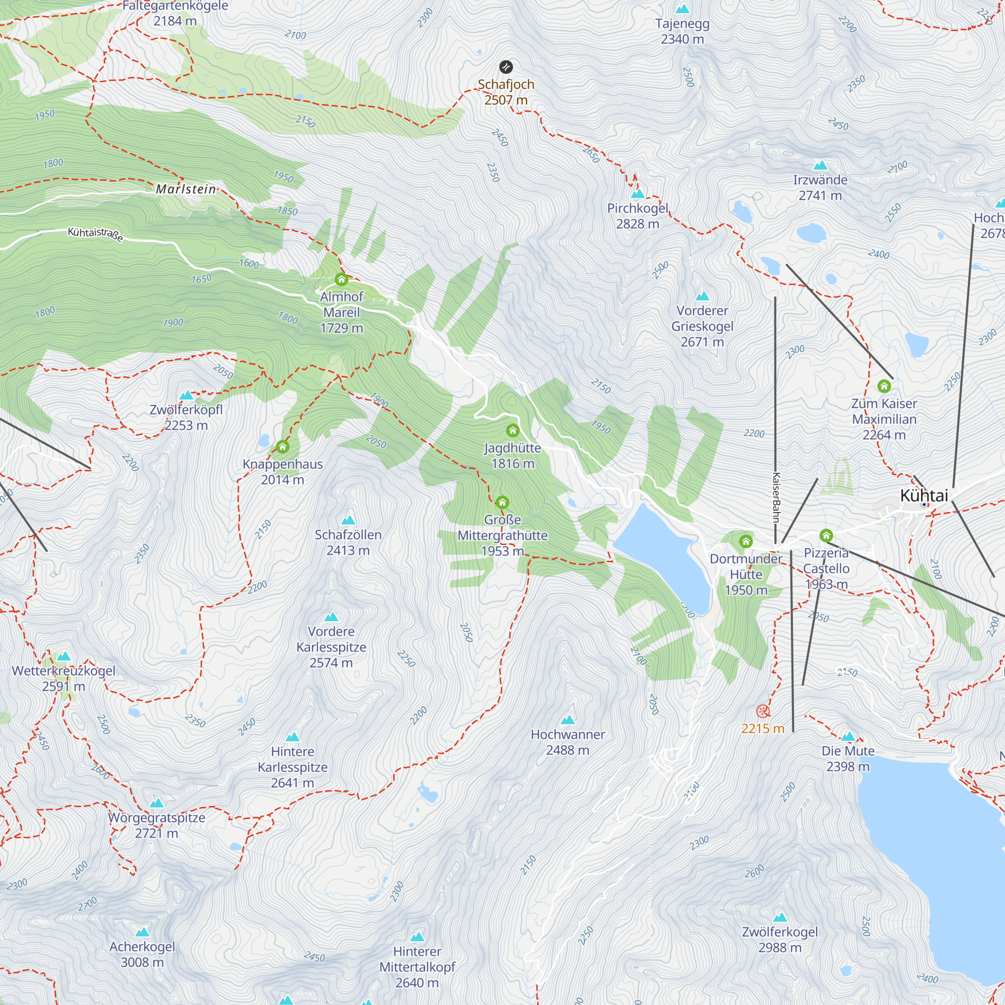 Große Mittergrathütte map