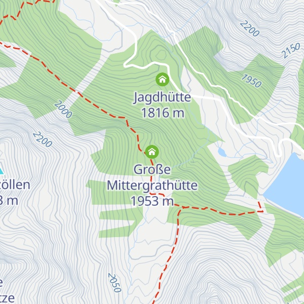 Map of Große Mittergrathütte