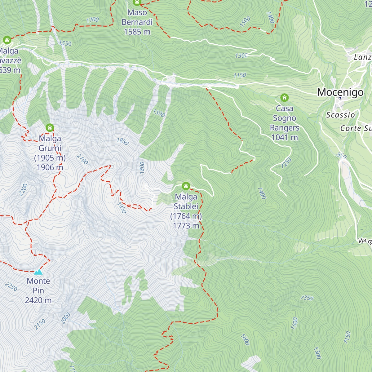 Malga Stablei (1764 m) map