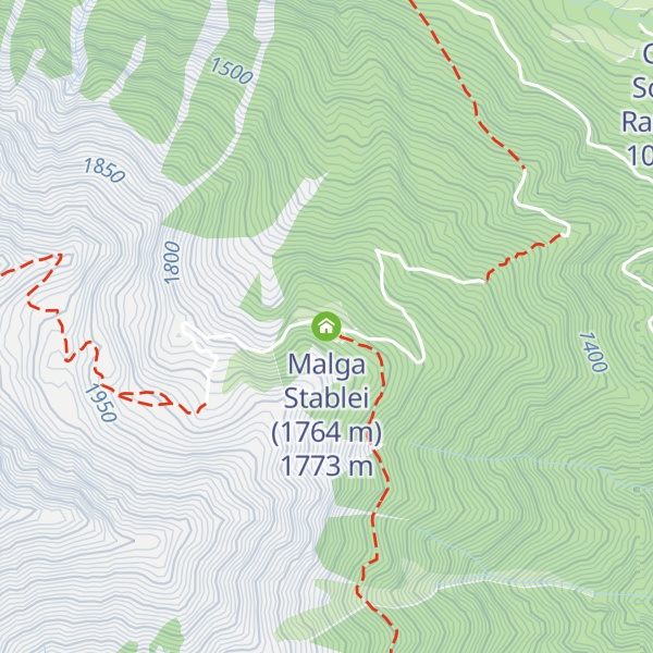 Map of Malga Stablei (1764 m)