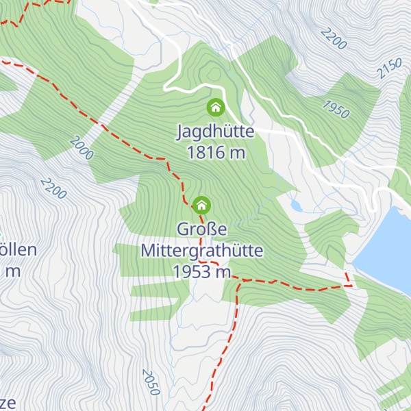 Map of Kleine Mittergrathütte