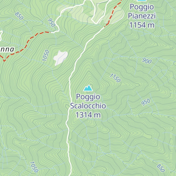 Map of Poggio Scalocchio