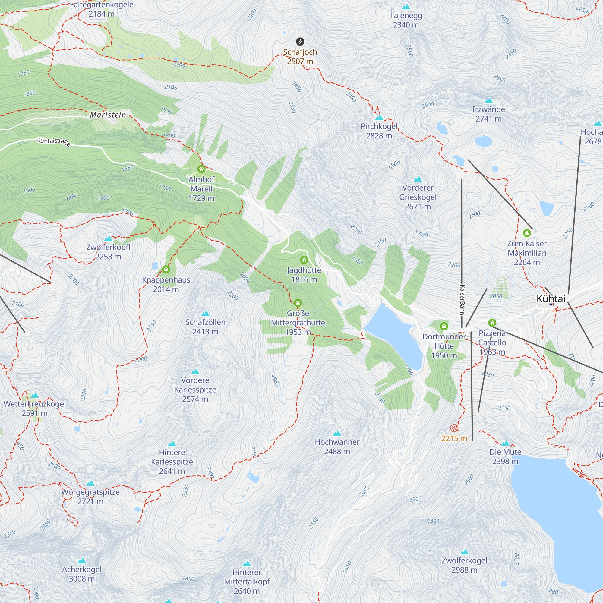 Hemerwaldalm map