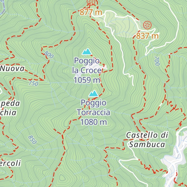 Map of Poggio Torraccia
