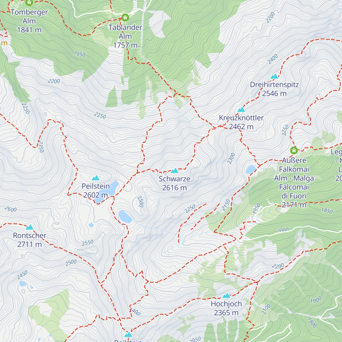 Tablander Warter map