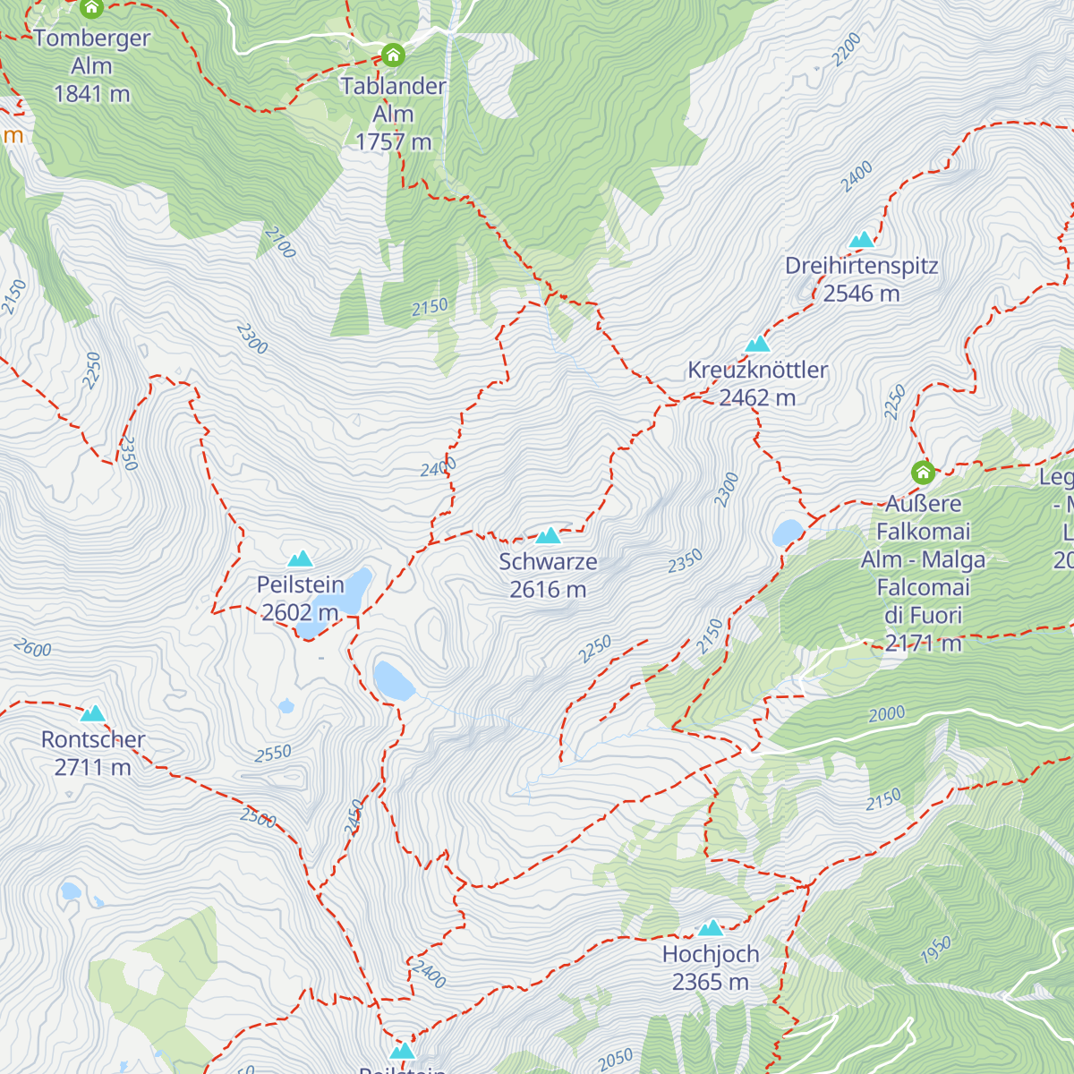 Tablander Warter map