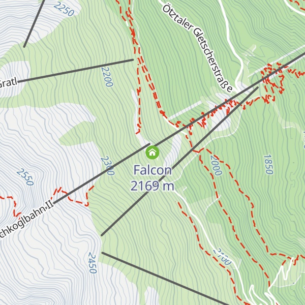 Map of Falcon