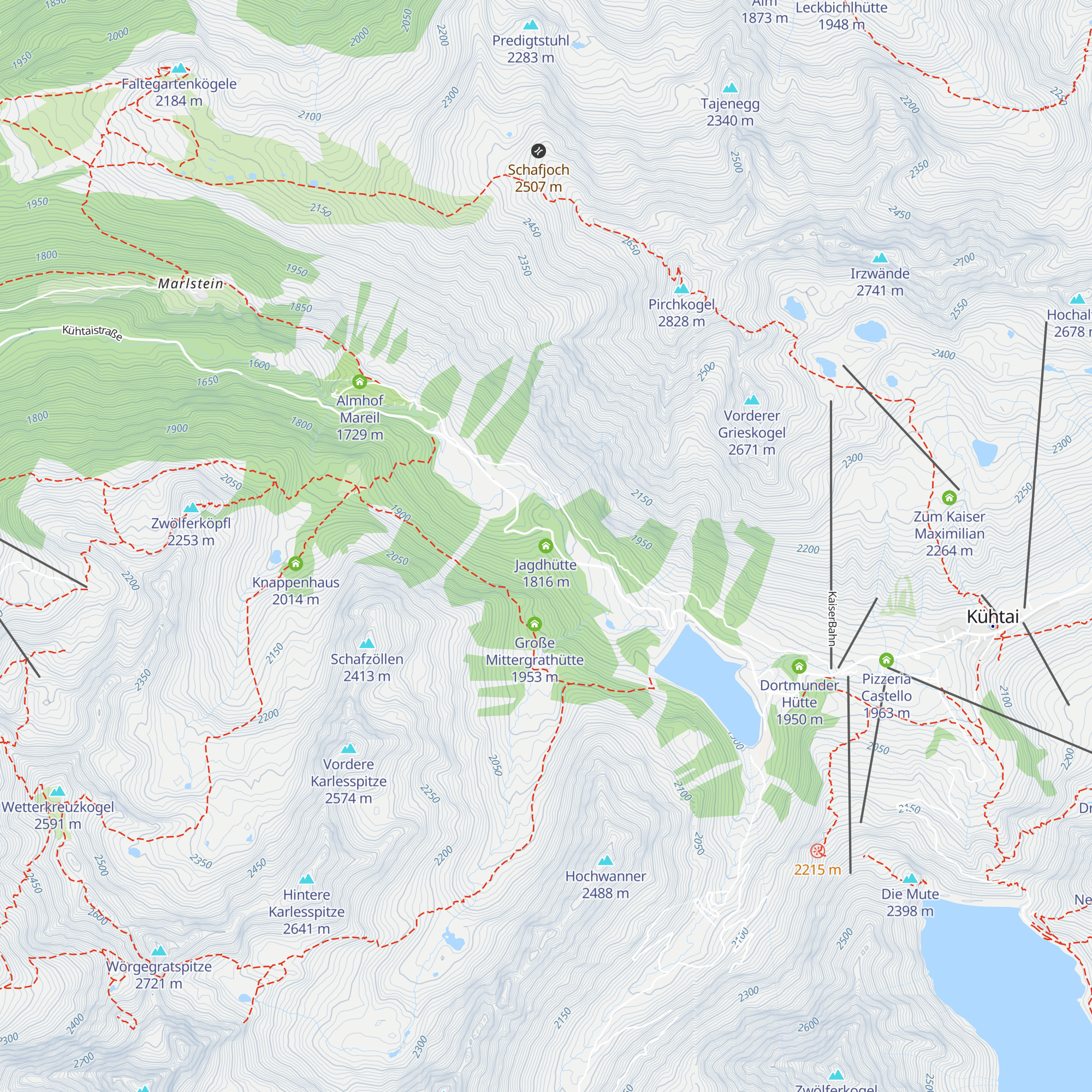 Jagdhütte map