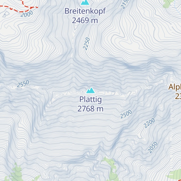 Map of Hochplattig