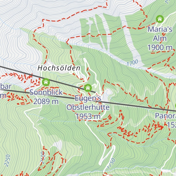 Map of Eugen's Obstlerhütte