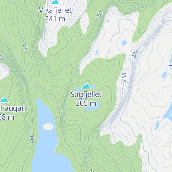 Map of Sagfjellet