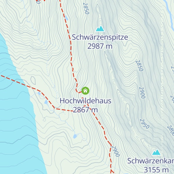 Map of Fidelitas Hütte