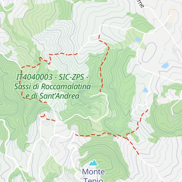 Map of Sasso di Sant'Andrea