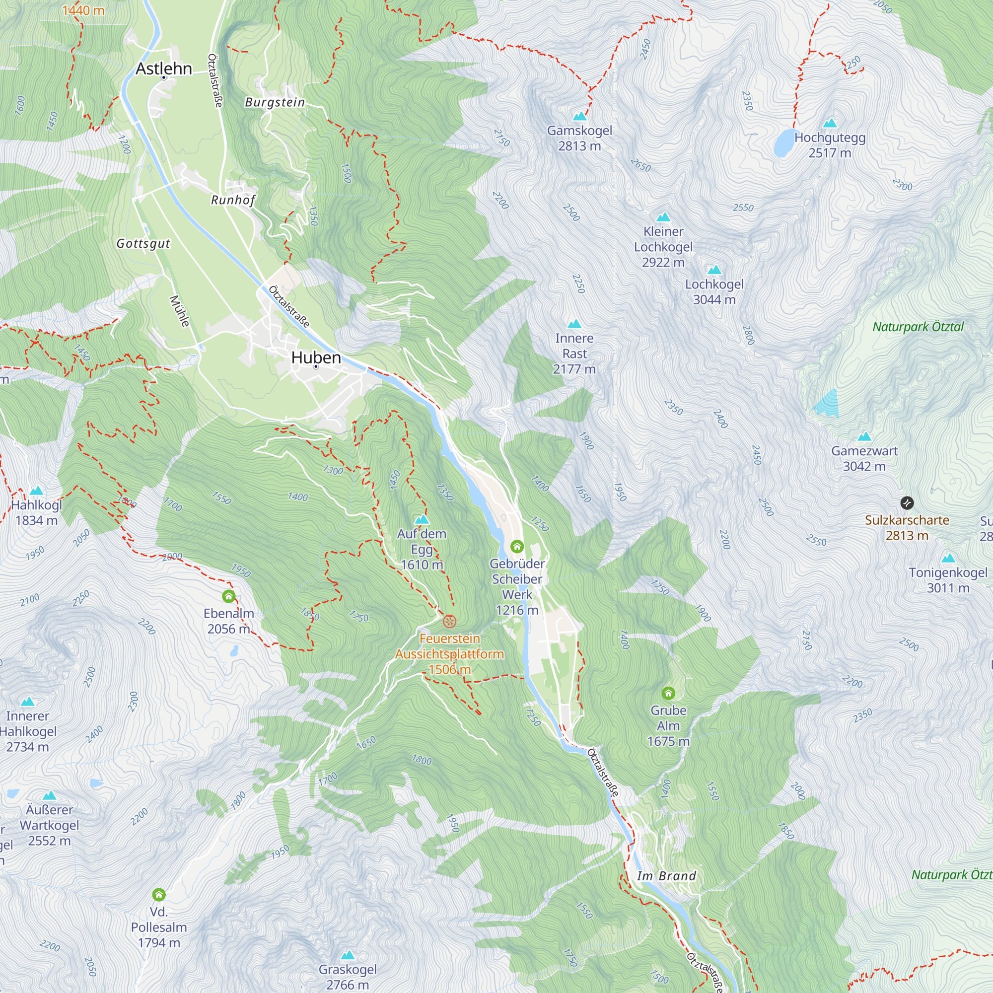 Scheiber Baurestmassenanlage - Recyclinganlage map