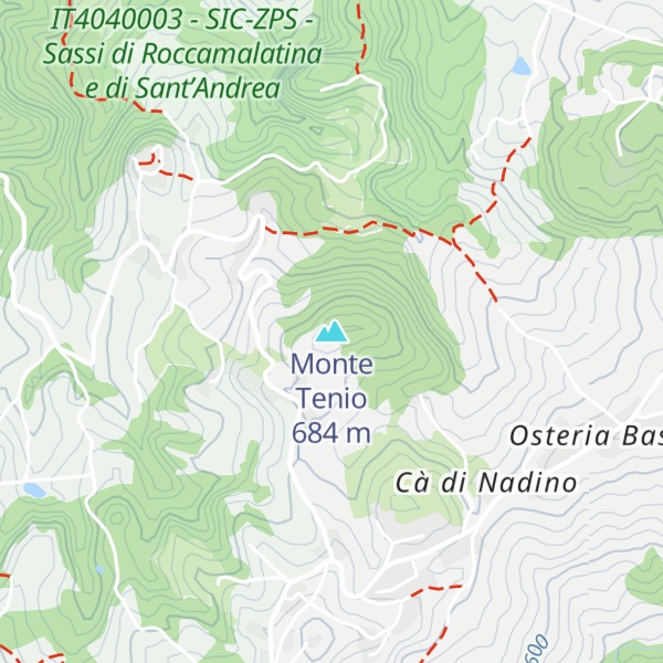 Map of Monte Tenio