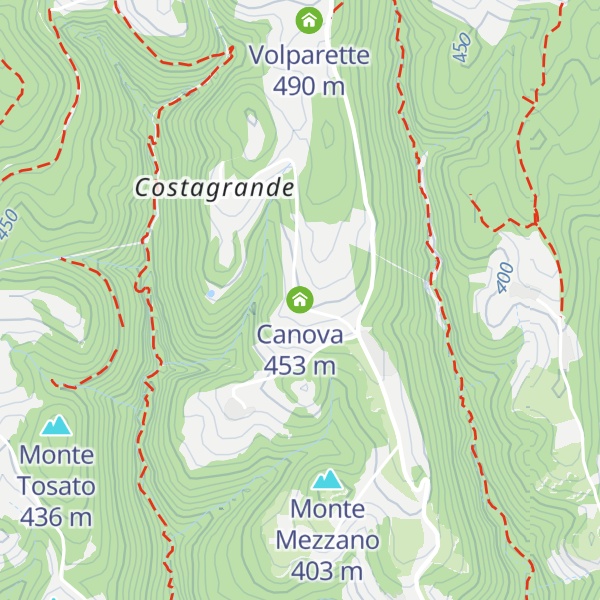 Map of Canova