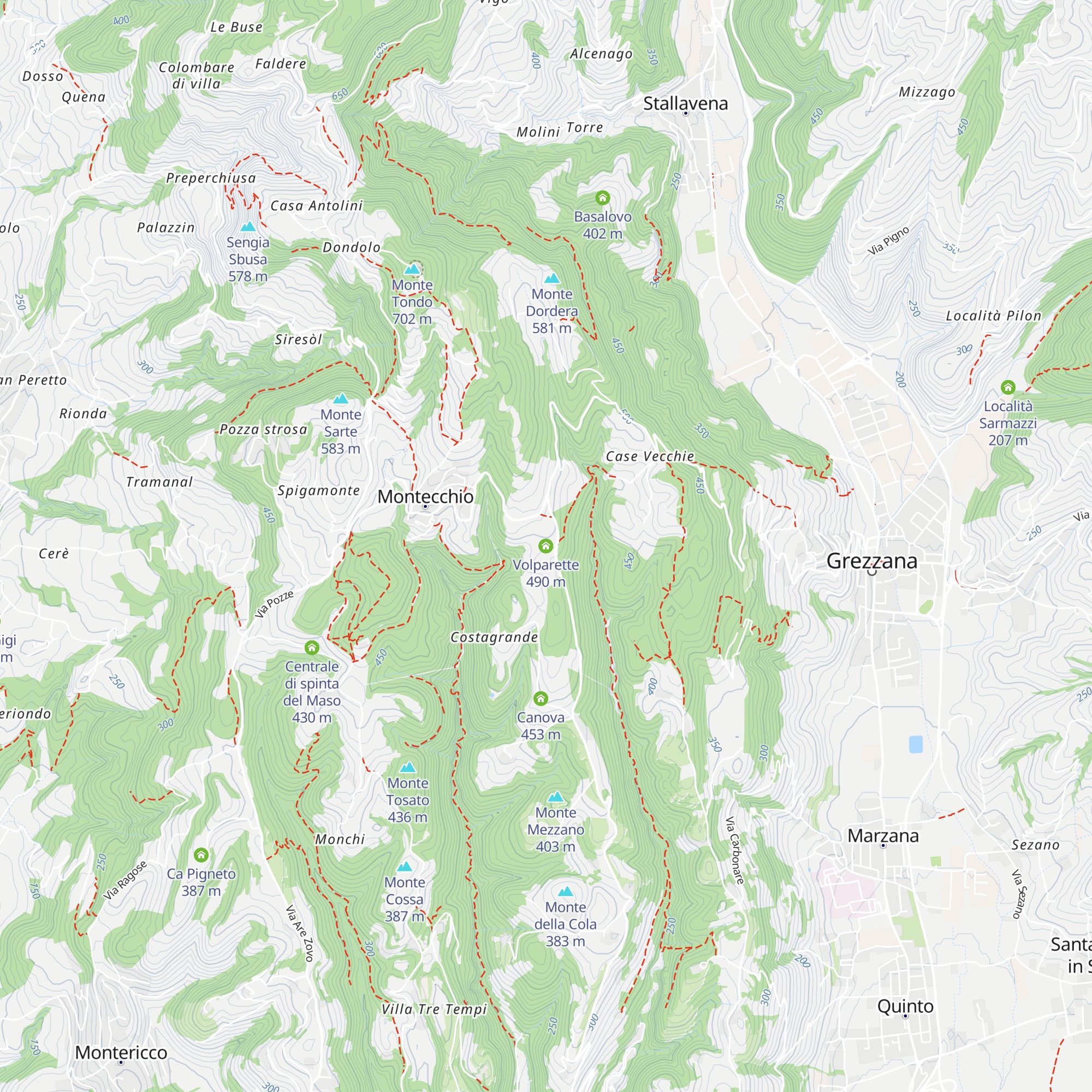 Volparette map