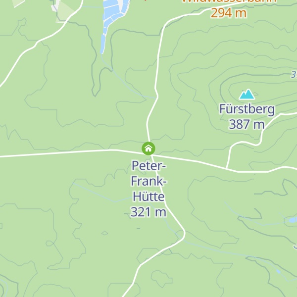 Map of Peter-Frank-Hütte