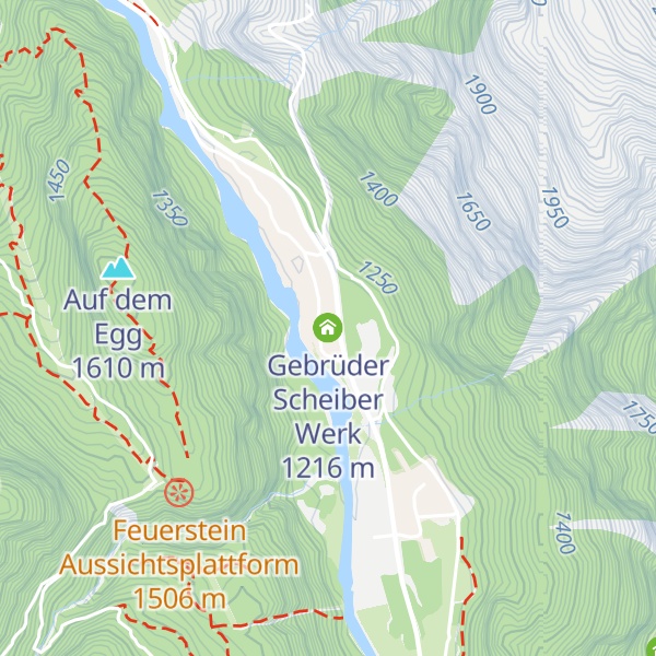Map of Gebrüder Scheiber Werk