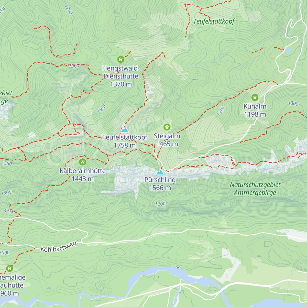 Gamshütte map