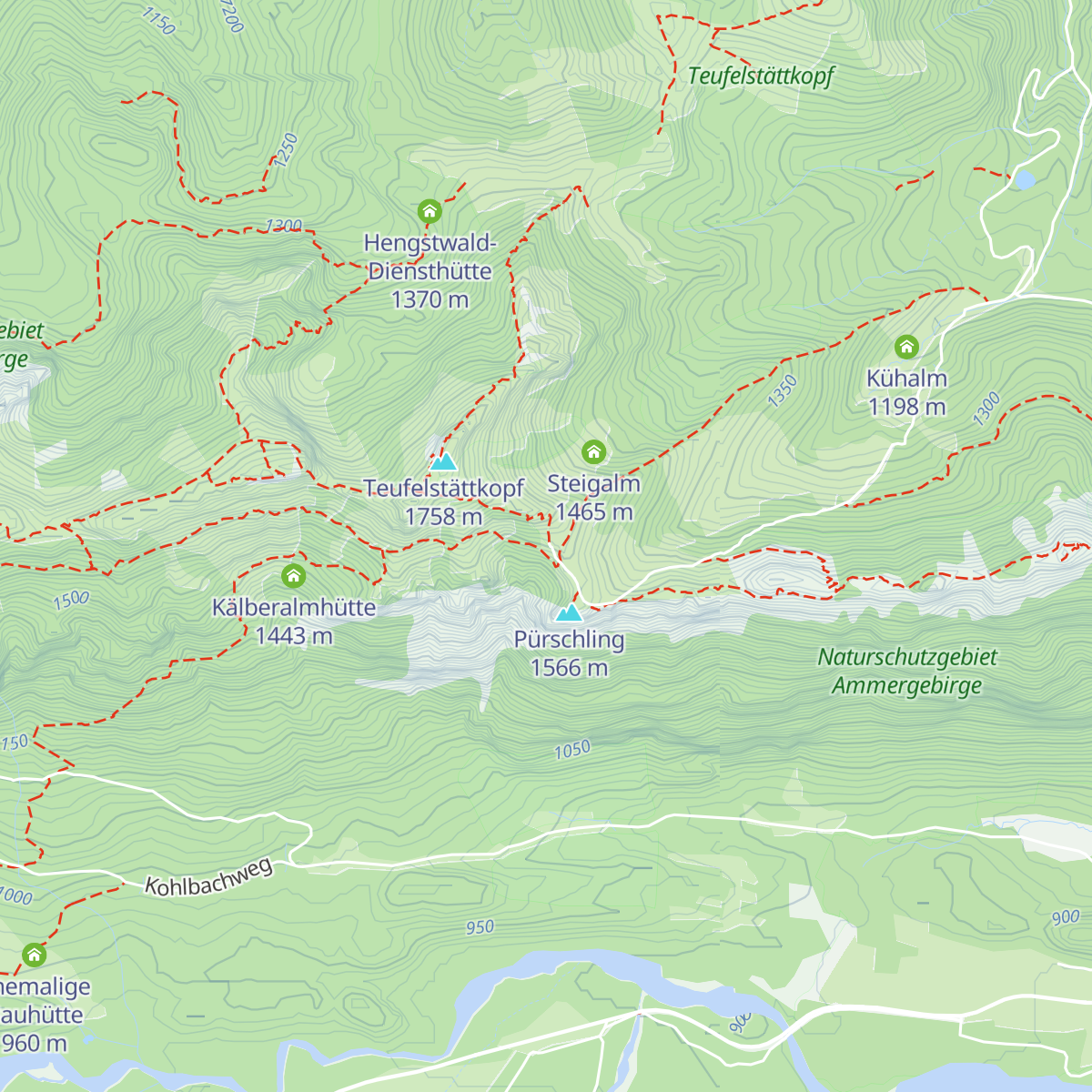 Gamshütte map