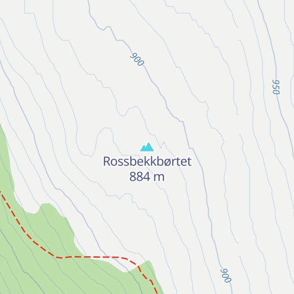Map of Rossbekkbørtet