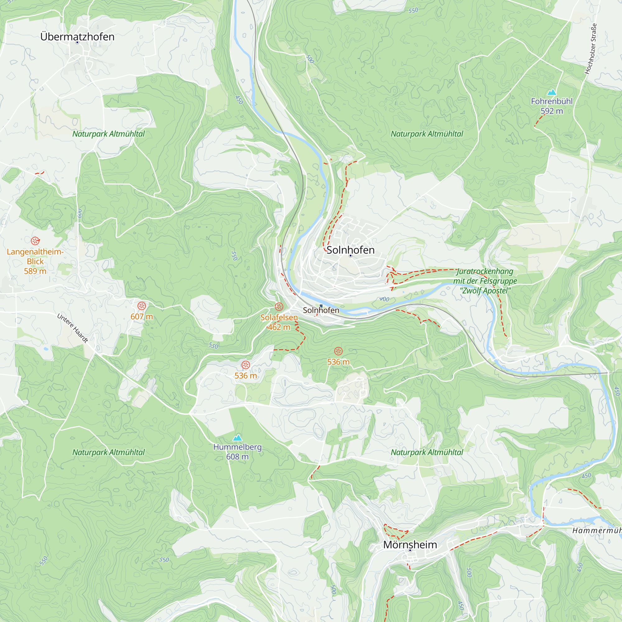Gemeinde Solnhofen map