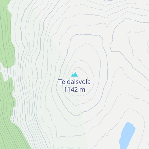 Map of Teldalsvola