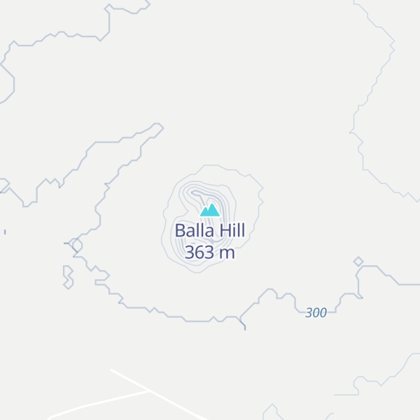 Map of Balla Hill