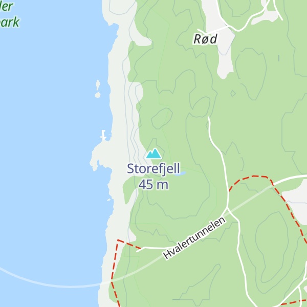 Map of Storefjell